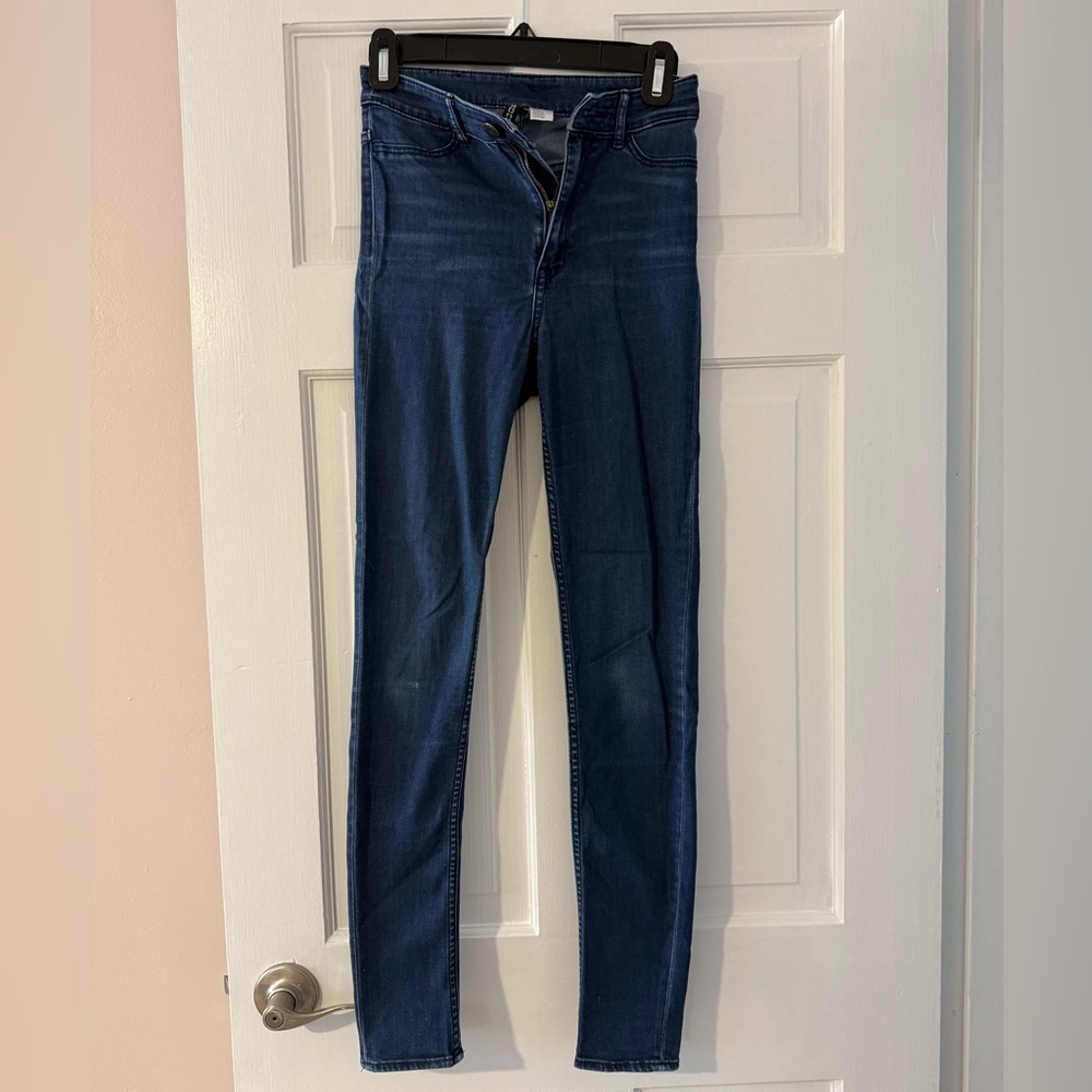 H&M Divided Dark Blue Skinny Jeans